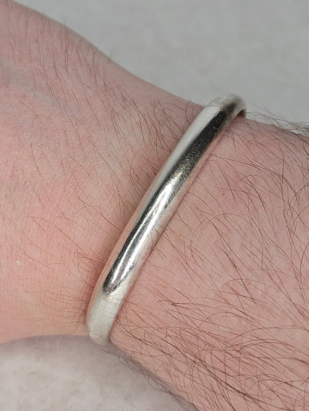 Ralph Lauren 925 Sterling Silver Cuff Bangle Bracelet 6 Inches